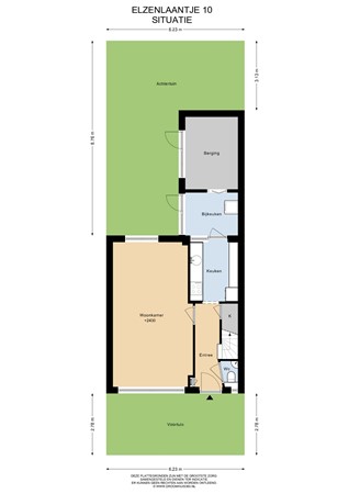 Floorplan - Elzenlaantje 10, 1431 JG Aalsmeer